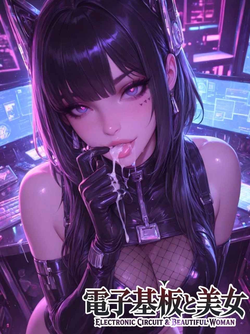 電子基板と美女